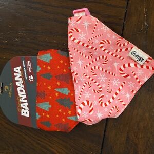 Dog Bandanas - Trees And Cand Canes.